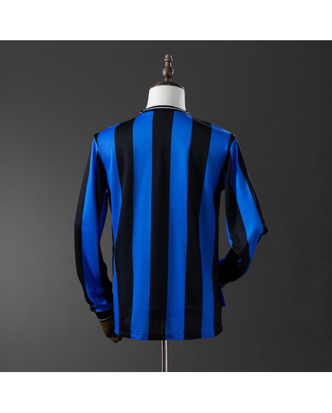 Inter Milan Maillot Domicile Rétro 2010 Par - Manches Longues