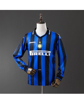 Maillot rétro domicile manches longues Inter Milan 97/98