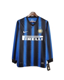 Maillot domicile rétro manches longues Inter Milan 10/11