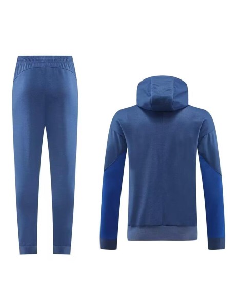 Veste Internazionale Vêtements d'entraînement à capuche 2425-Bleu clair