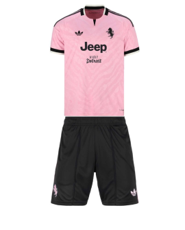 Maillot Extérieur Juventus 26/27 Enfant (Maillot + Short) – Précommande 7 à 14 jours, cadeau offert