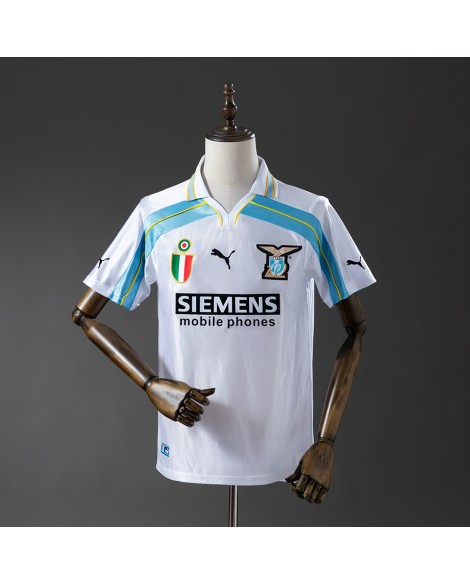 Maillot rétro du centenaire de la Lazio 99/00 Maillot rétro du centenaire de la Lazio 99/00