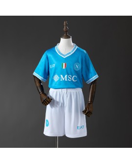 Ensemble de maillots domicile de Naples pour la saison 2025/26 - Enfant