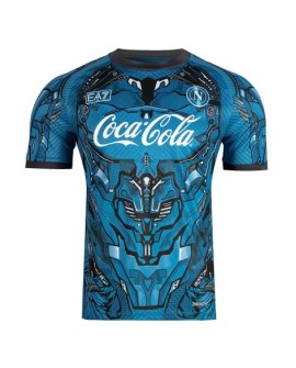 Maillot d'entraînement bleu du Napoli Football Club pour la saison 2025/2026