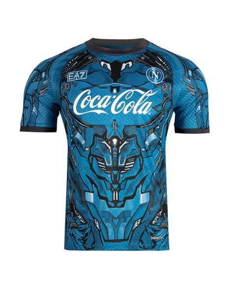 Maillot d'entraînement bleu du Napoli Football Club pour la saison 2025/2026