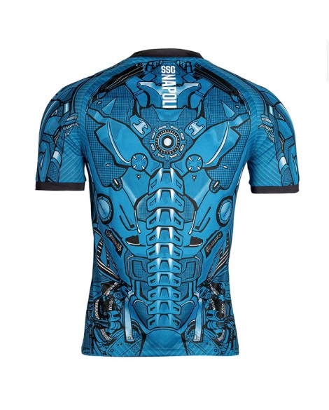 Maillot d'entraînement bleu du Napoli Football Club pour la saison 2025/2026