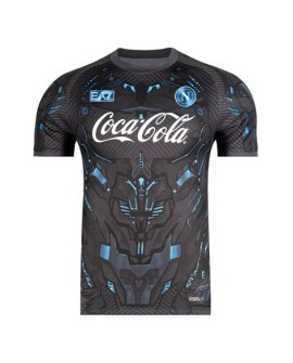 Maillot d'entraînement ébène du Napoli Football Club pour la saison 2025/2026