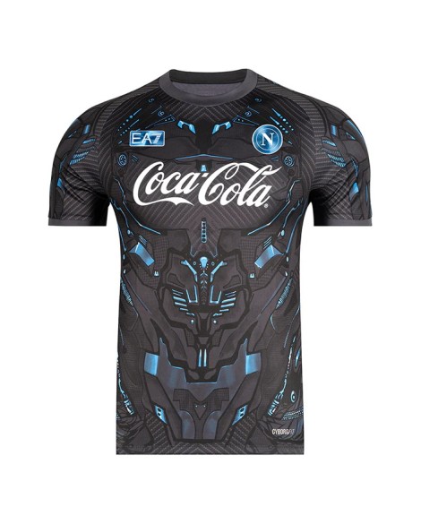 Maillot d'entraînement ébène du Napoli Football Club pour la saison 2025/2026