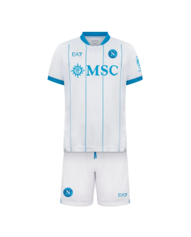 Maillot Extérieur Naples 2026/27 - Enfants (Maillot + Short) Disponible en précommande – Expédition prévue dans 7 à 20 jours ouvrables