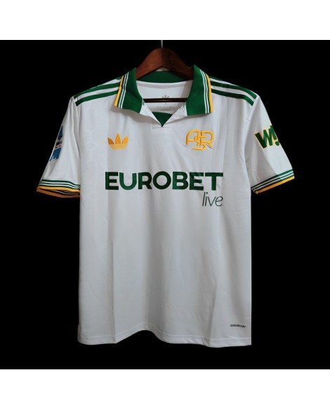 AS Rome Troisième maillot blanc 2025/26 (entièrement sponsorisé)