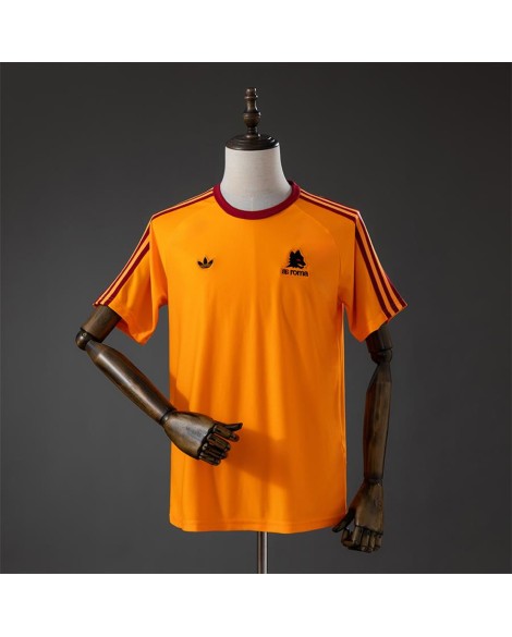 AS Roma T-shirt orange avec logo de tribune