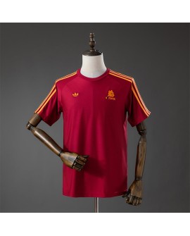 AS Roma T-shirt rouge avec logo de tribune