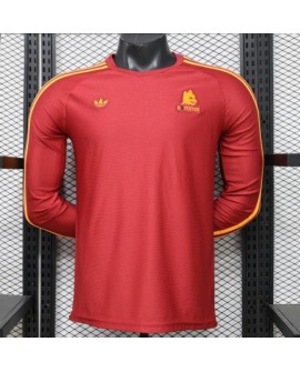 AS Rome Maillot rétro domicile manches longues 2026 - Player