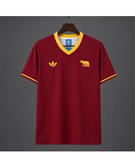 Maillot rouge rétro du centenaire de Rome 2026/27