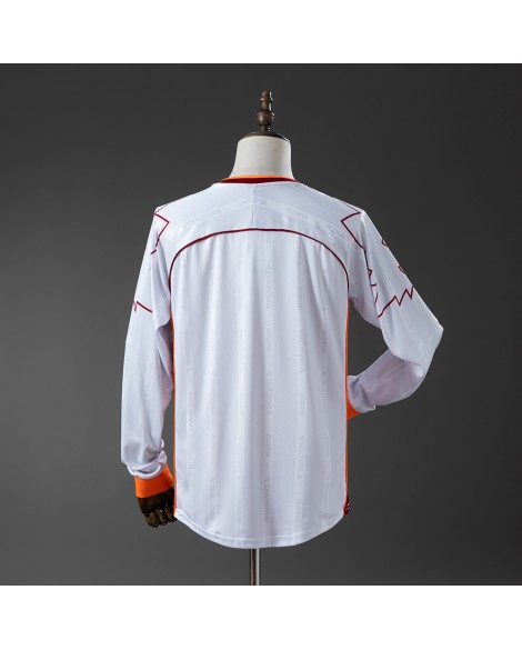 Maillot rétro manches longues extérieur Roma 99/00