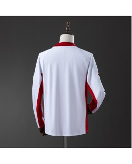 Maillot extérieur rétro à manches longues de la Roma 2001/02