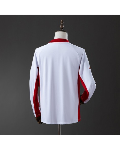 Maillot extérieur rétro à manches longues de la Roma 2001/02 Maillot extérieur rétro à manches longues de la Roma 2001/02