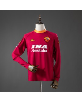 Maillot rétro domicile manches longues Roma 00/01