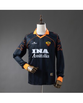 Maillot rétro manches longues extérieur troisième maillot de la Roma 99/00