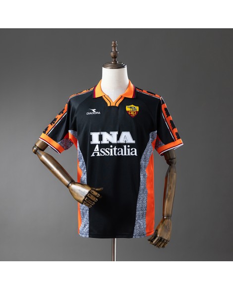 Maillot rétro extérieur troisième de la Roma 98/99