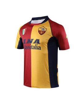 Roma Troisième Maillot Extérieur Rétro 2001/02