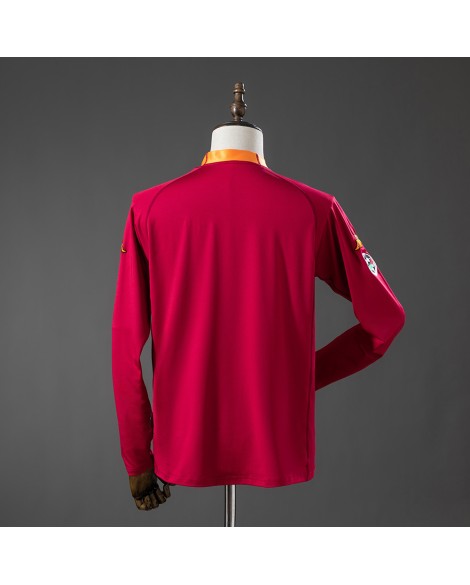 Maillot rétro domicile manches longues Roma 00/01 Maillot rétro domicile manches longues Roma 00/01