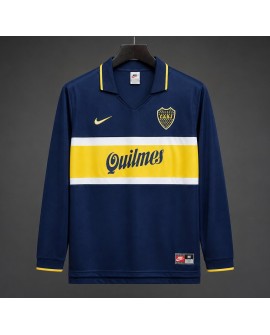 Maillot rétro domicile manches longues Boca Juniors saison 1996/97