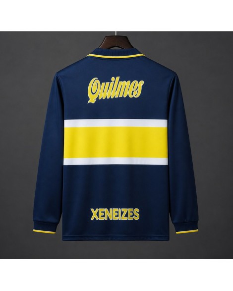 Maillot rétro domicile manches longues Boca Juniors saison 1996/97
