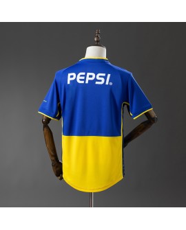 Boca Juniors Maillot Domicile Rétro 2002