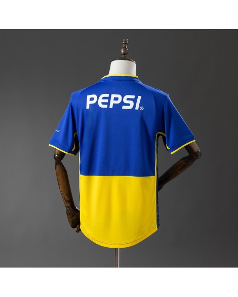 Boca Juniors Maillot Domicile Rétro 2002