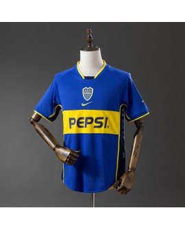 Boca Juniors Maillot Domicile Rétro 2002