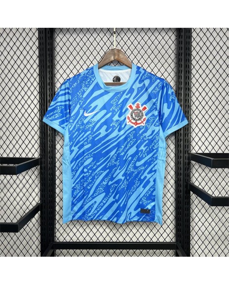 Maillot bleu de gardien de but Corinthians 2024/25
