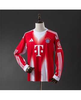 Maillot domicile manches longues du Bayern Munich pour la saison 25/26