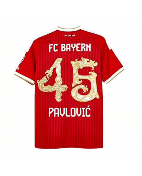 Maillot domicile FC Bayern Munich 26/27 – Édition Spéciale Asie (Personnalisé : PAVLOVIĆ 45) Maillot domicile FC Bayern Munich 26/27 – Édition Spéciale Asie (Personnalisé : PAVLOVIĆ 45)