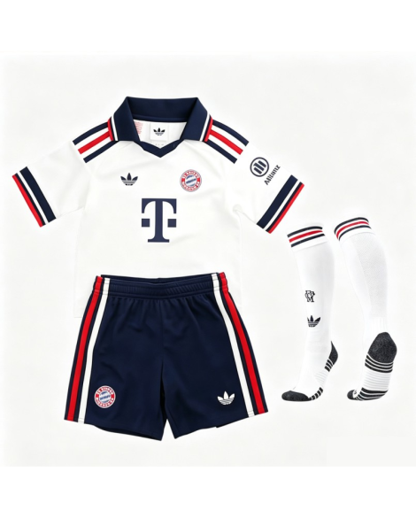 Maillot extérieur FC Bayern Munich 2026/27 (Maillot + Short + Chaussettes) - Enfant Maillot extérieur FC Bayern Munich 2026/27 (Maillot + Short + Chaussettes) - Enfant