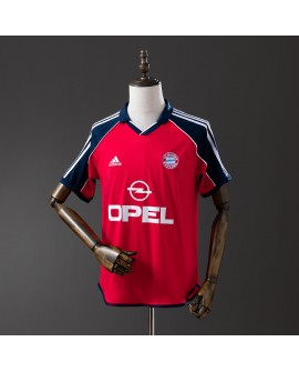 Maillot de football rétro 1999/01 Bayern Munich domicile Maillot de football rétro 1999/01 Bayern Munich domicile