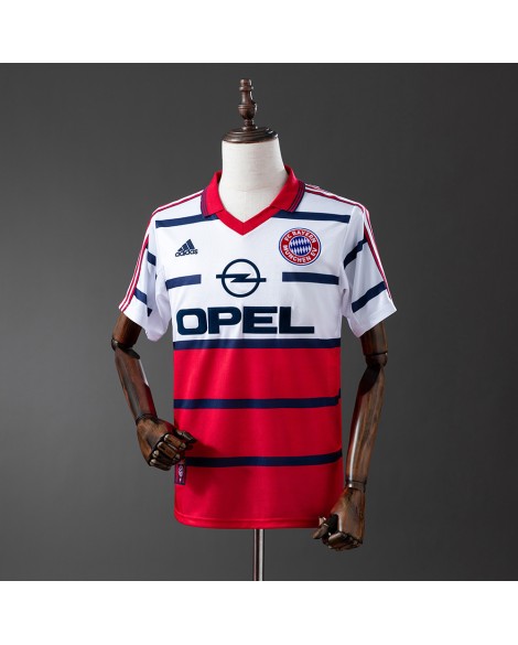Maillot de football rétro 1998/00 Bayern Munich extérieur Maillot de football rétro 1998/00 Bayern Munich extérieur
