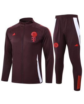 Bayern Munich Veste Training Wear 2425-Rouge Marron