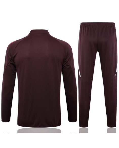 Bayern Munich Veste Training Wear 2425-Rouge Marron