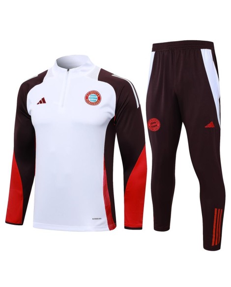 Uniforme d'entraînement du Bayern Munich 2425-blanc