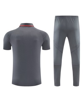 Maillot d'entraînement à manches courtes Bayern Munich POLO 2526 - Gris foncé