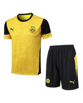 Borussia Dortmund Survêtement d'entraînement jaune à manches courtes 2025/26