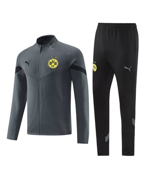 Veste Survêtement Borussia Dortmund 2022/23 - Gris