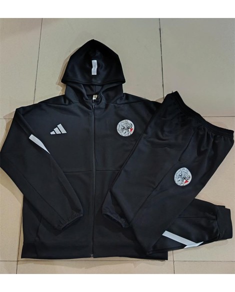 Ensemble veste et survêtement d'entraînement Ajax 2526 - Noir Ensemble veste et survêtement d'entraînement Ajax 2526 - Noir
