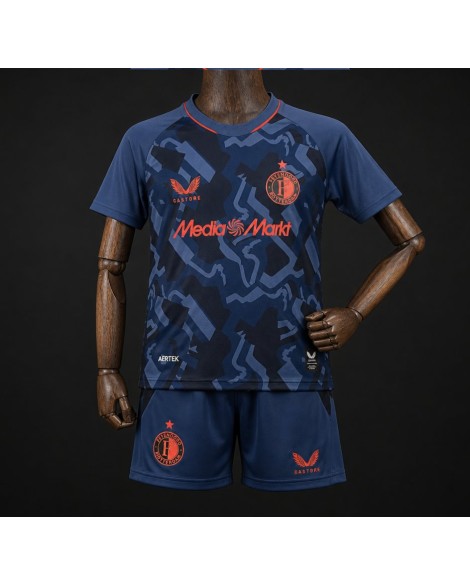 Deuxième maillot extérieur du Feyenoord pour la saison 2026/27( Maillot et Short) - Enfant