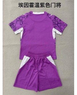 PSV Eindhoven Tenue de gardien de but violette saison 26/27 (maillot + short) - Enfant