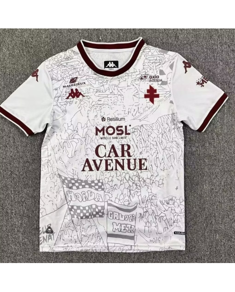 Maillots de foot extérieur Metz 2025/26 Maillots de foot extérieur Metz 2025/26