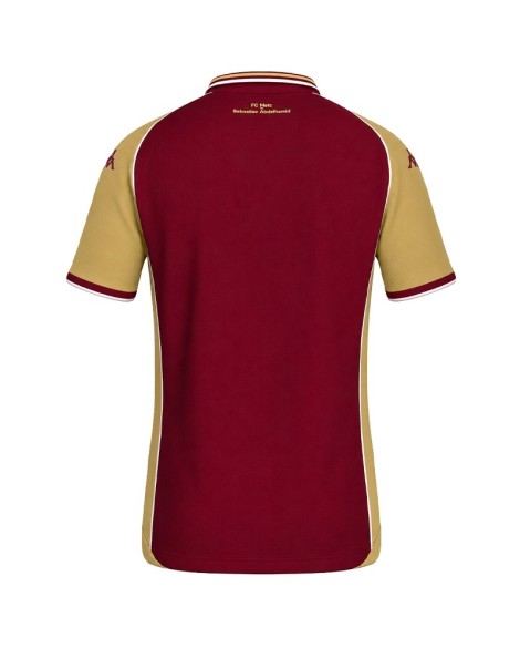 Maillot Kombat Pro adulte domicile grenat FC Metz saison 26/27, précommande expédition 8 à 17 jours, cadeau offert à toute commande