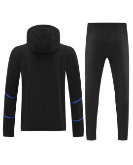 Combinaison coupe-vent noire Marseille 2025/26