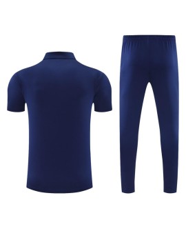 Polo d'entraînement bleu marine Marseille 26/27 + pantalon long